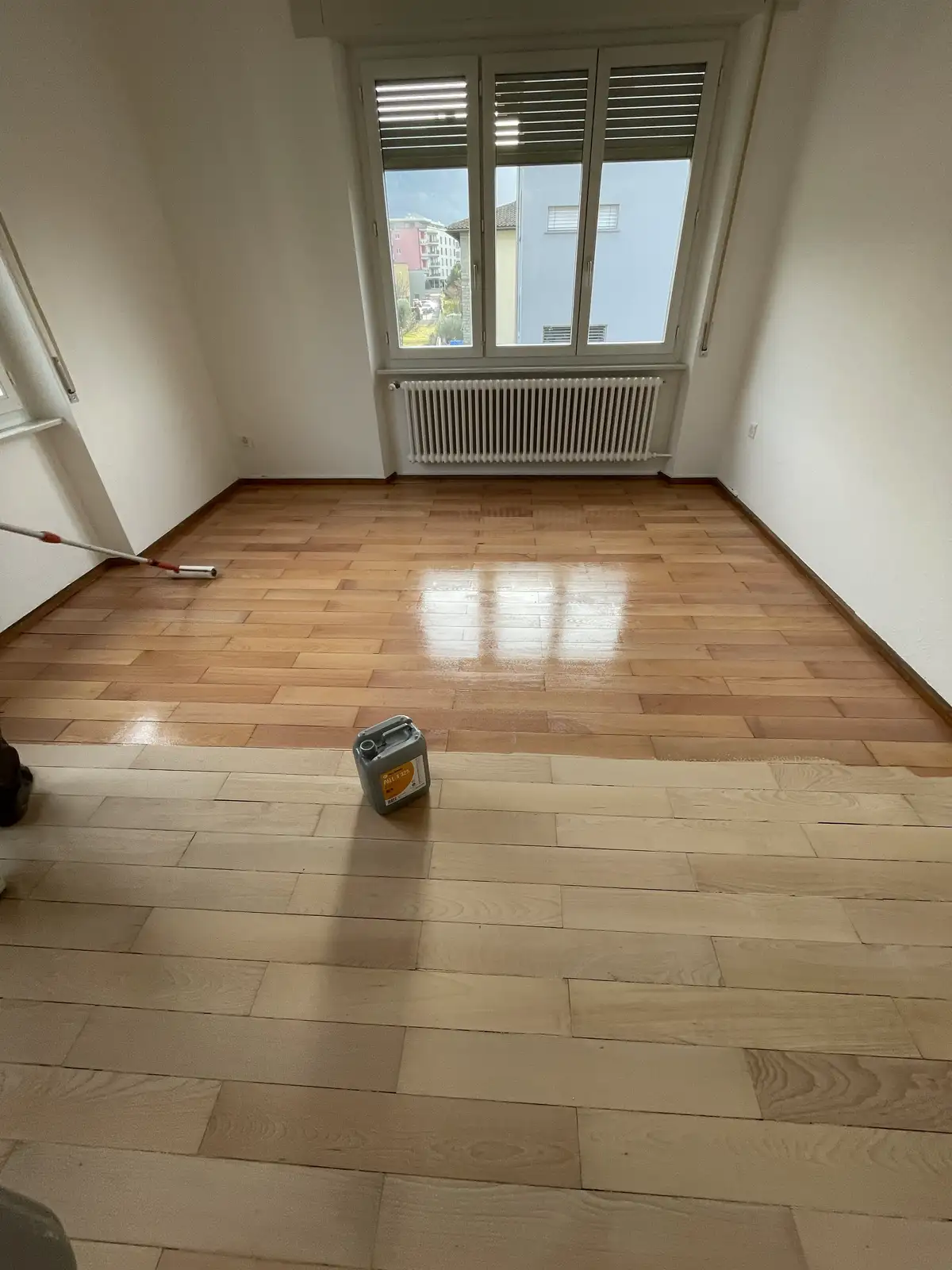Levigatura pavimento in parquet preesistente