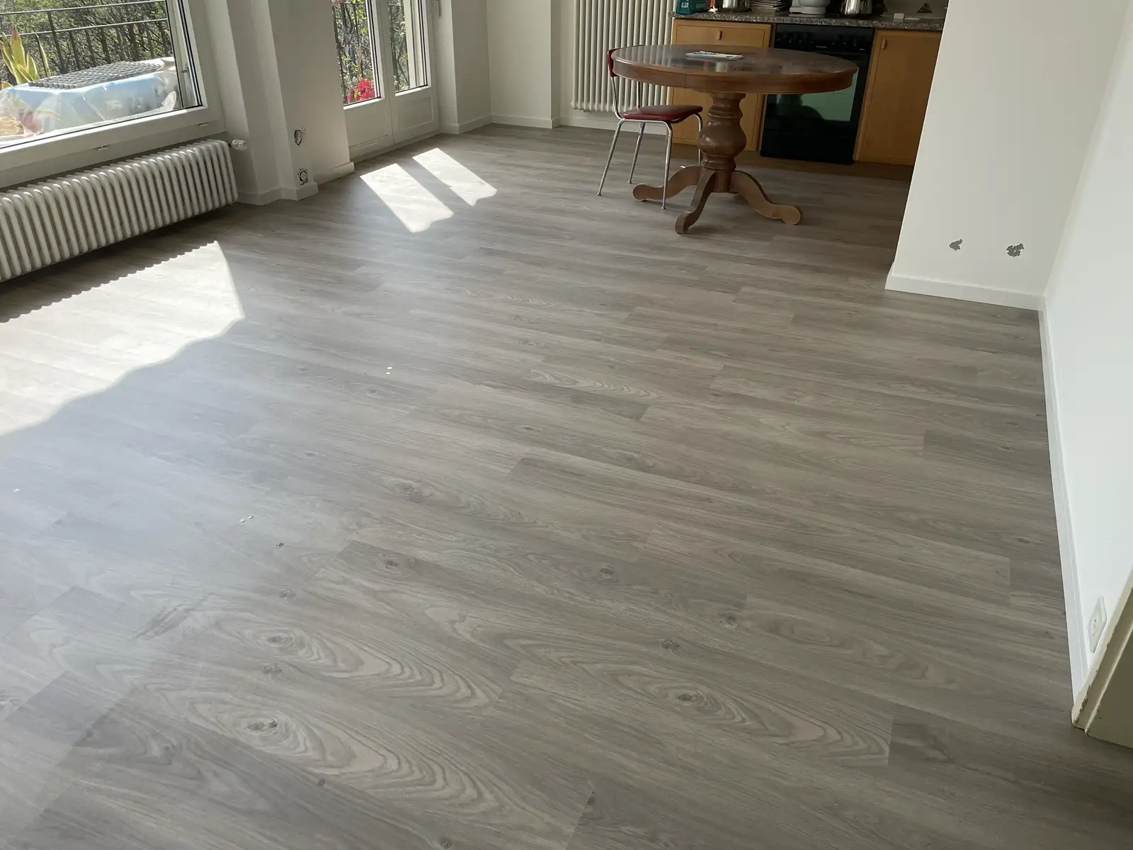 posa pavimento pvc in cucina